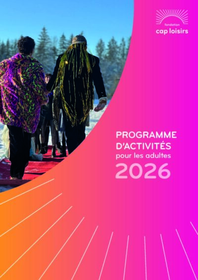 Programme d’activités 2026 adultes